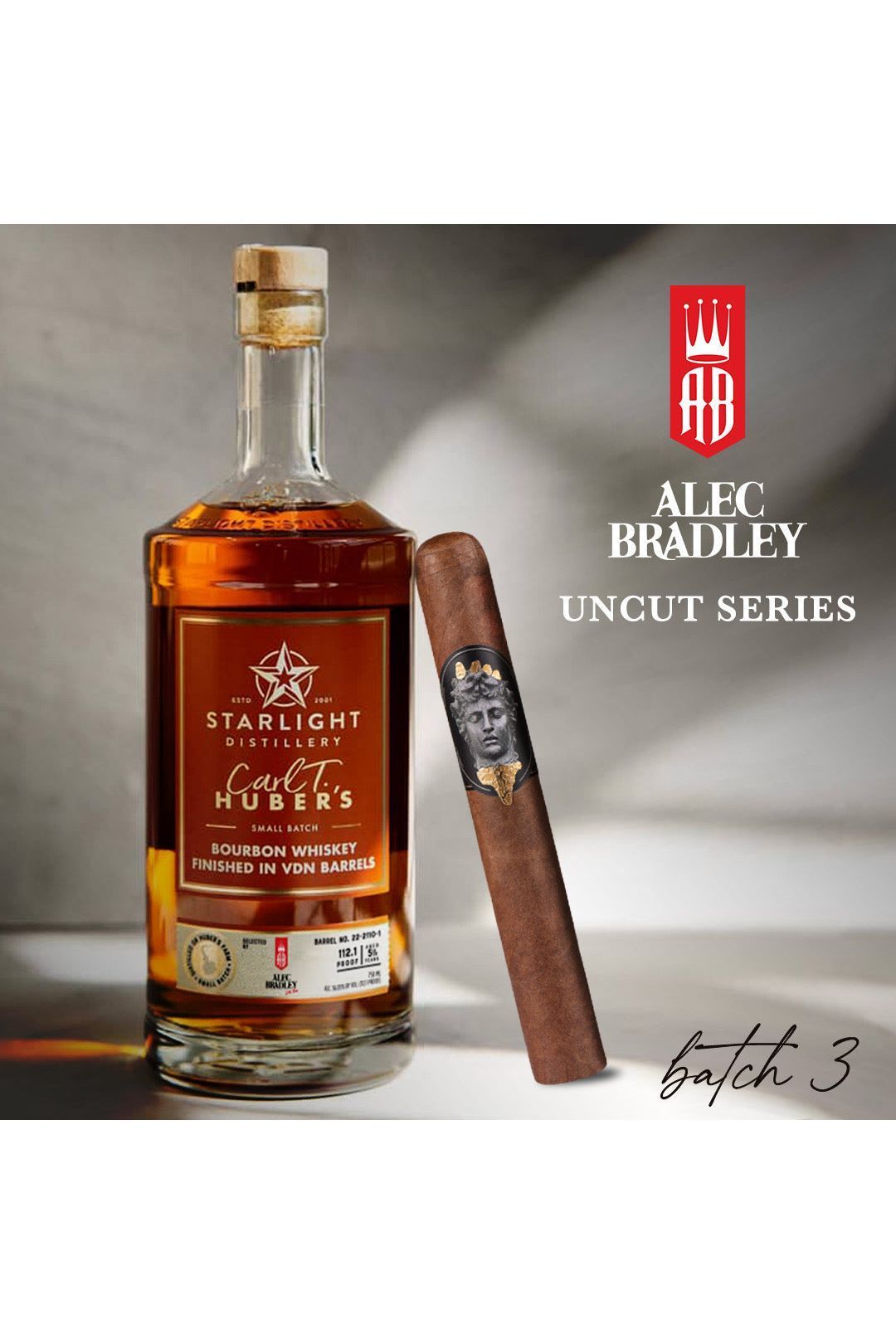Alec Bradley Uncut Series III - Starlight VDN (with 4 pack of Gatekeeper cigars)