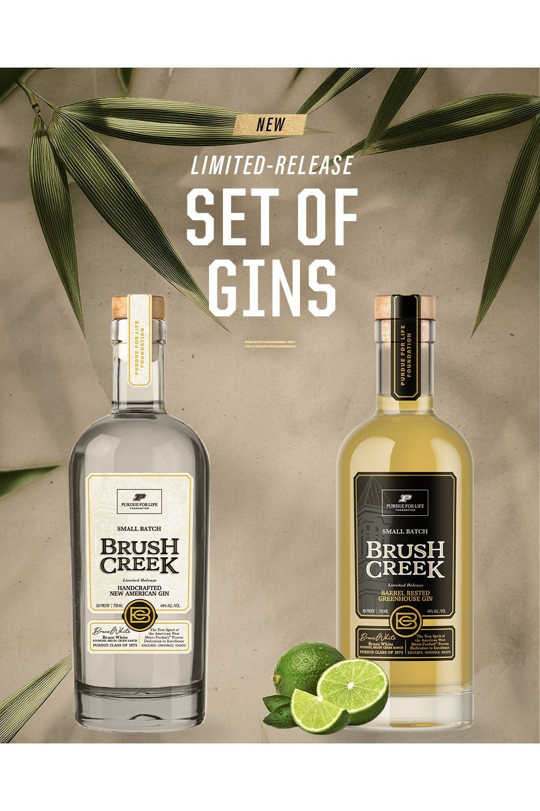 Brush Creek "Purdue For Life Foundation" Gin Combo Pack