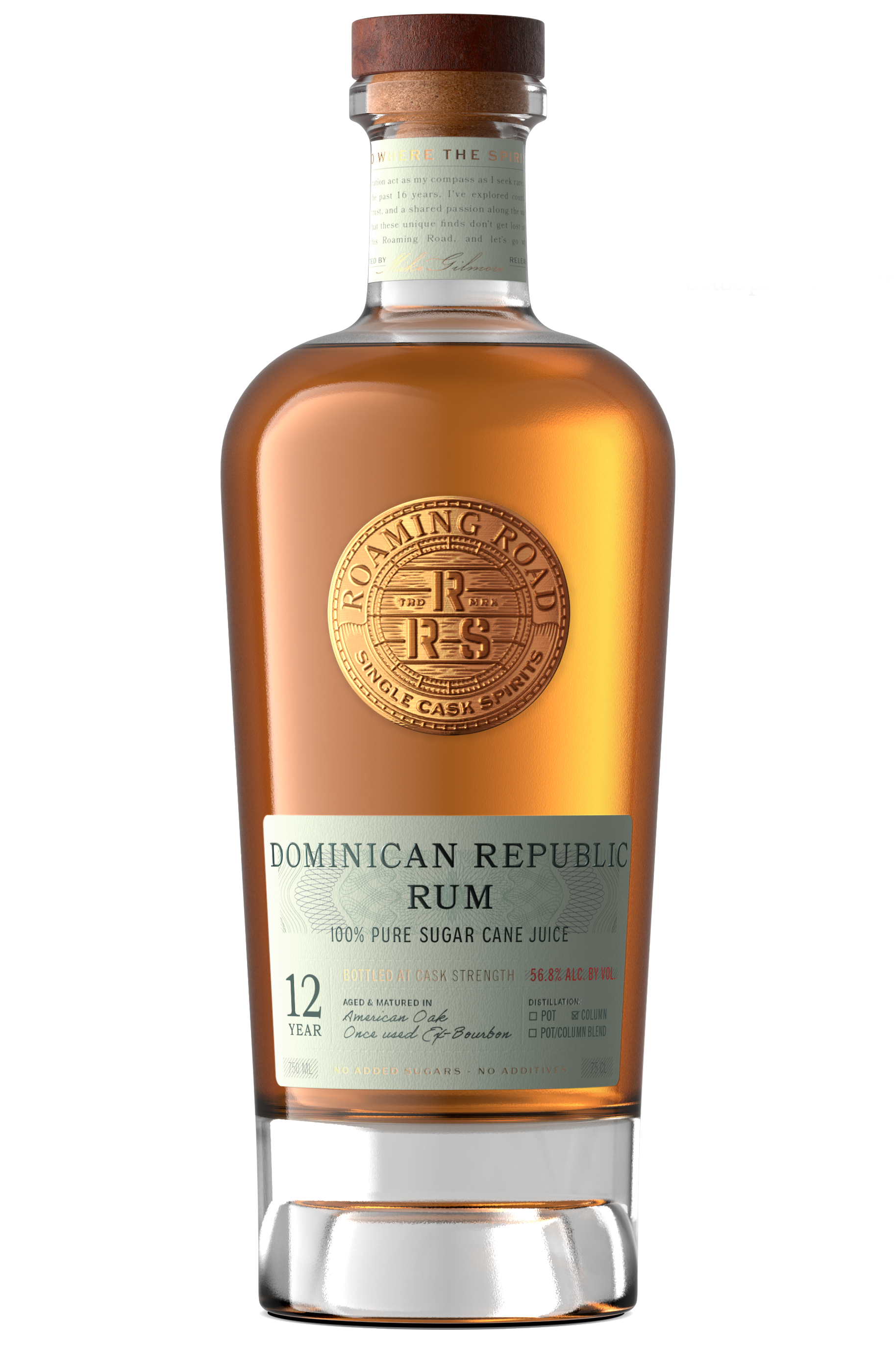 Roaming Road 12 Year Dominican Republic Rum