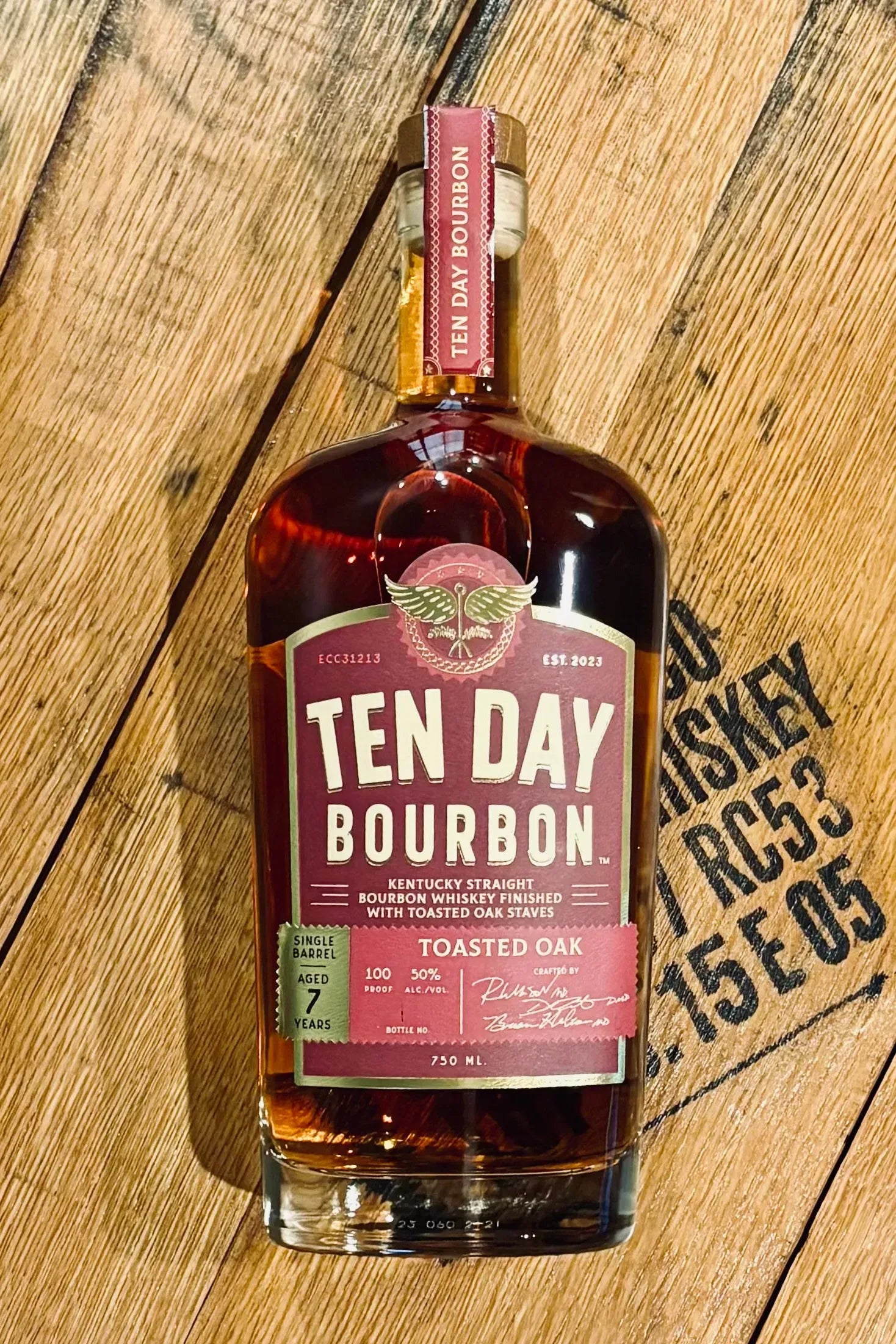 Ten Day Toasted Oak 7 Year Single Barrel Bourbon