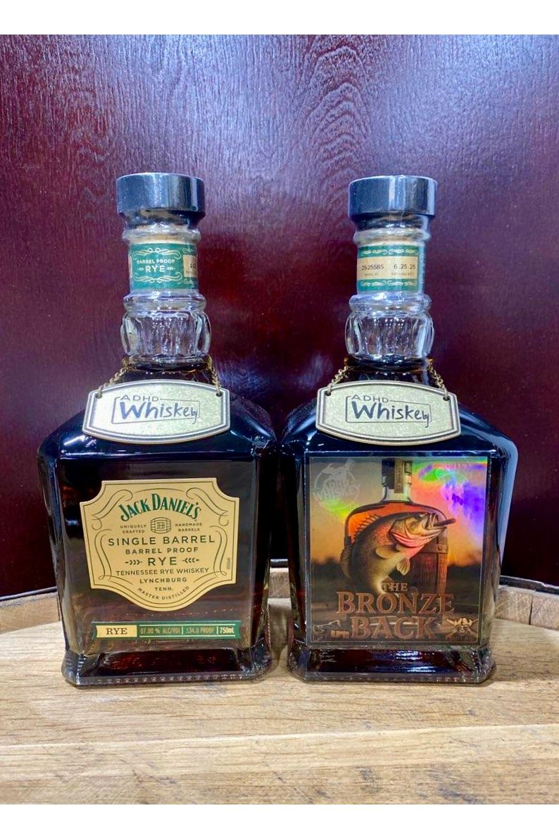 Jack Daniels Single Barrel Rye "Bronze Back" - ADHD Whiskey (134 Proof)