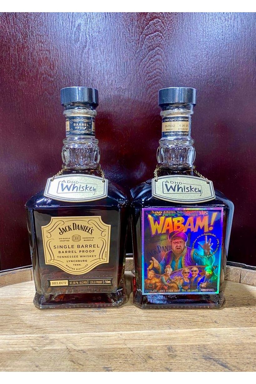 Jack Daniels Single Barrel Bourbon "WABAM" - ADHD Whiskey (135 Proof)
