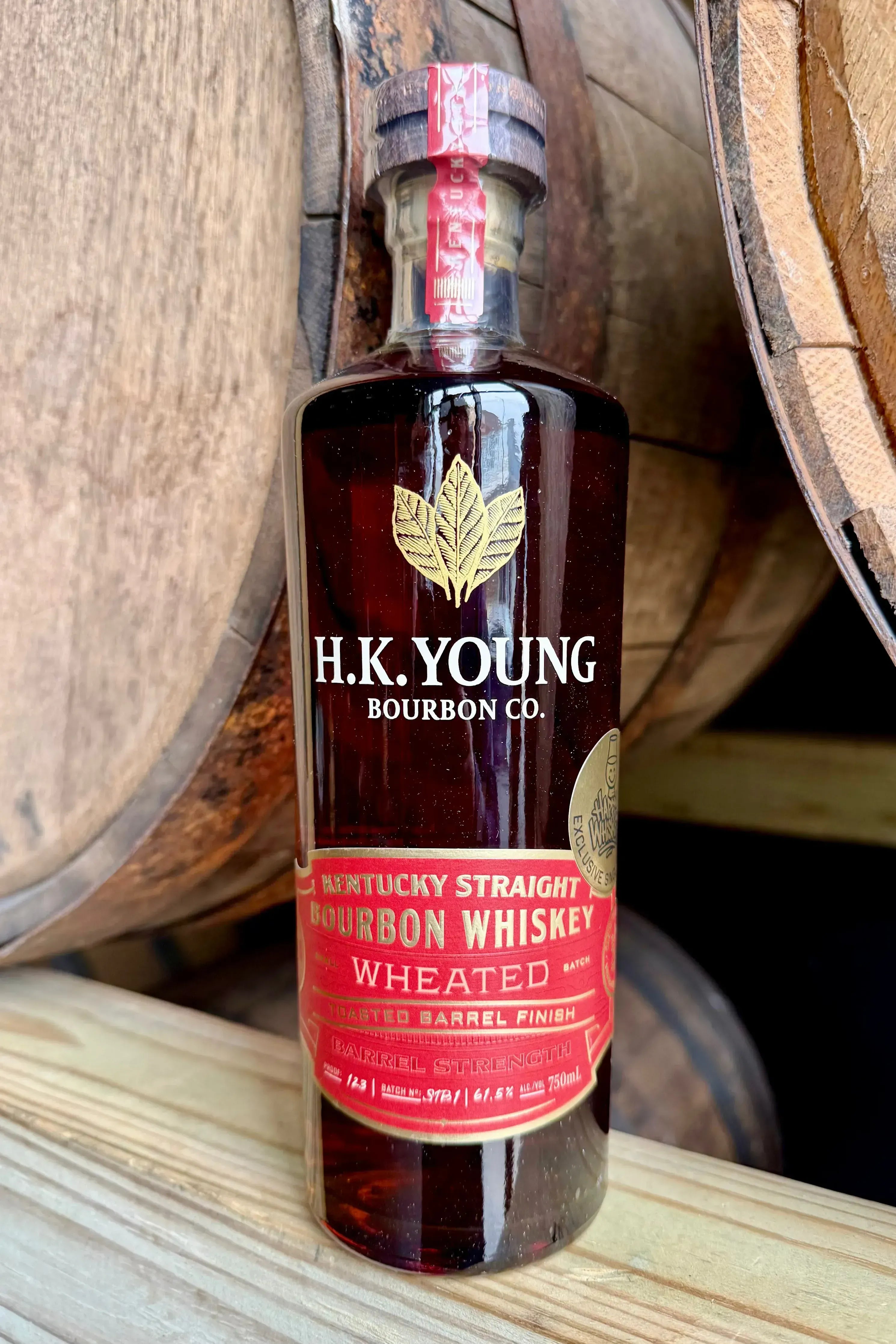 H.K. Young Wheated Single Barrel - Happy Whiskey (7 year, 123 proof)