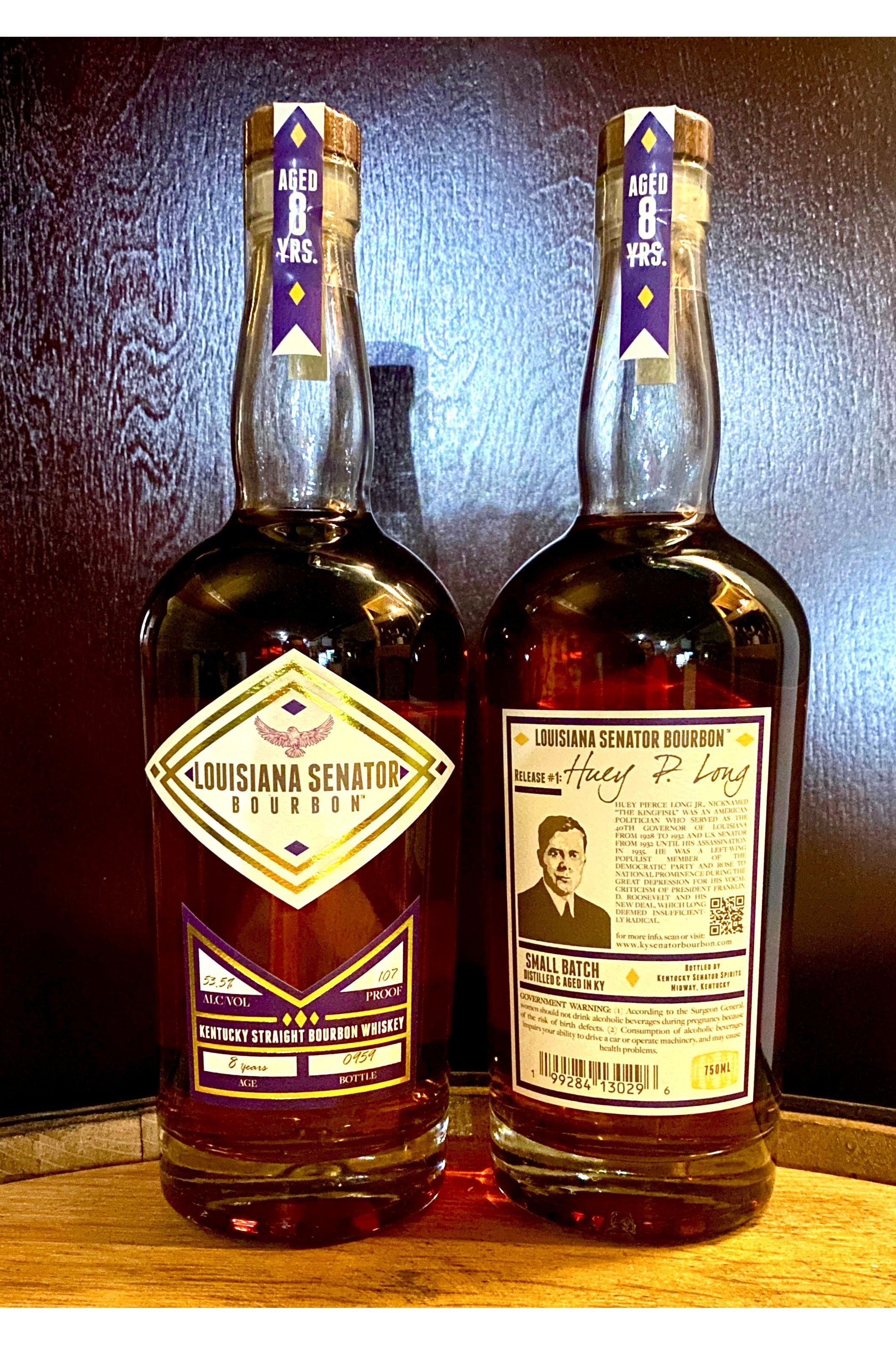 Louisiana Senator Bourbon 8 Year - Huey P. Long