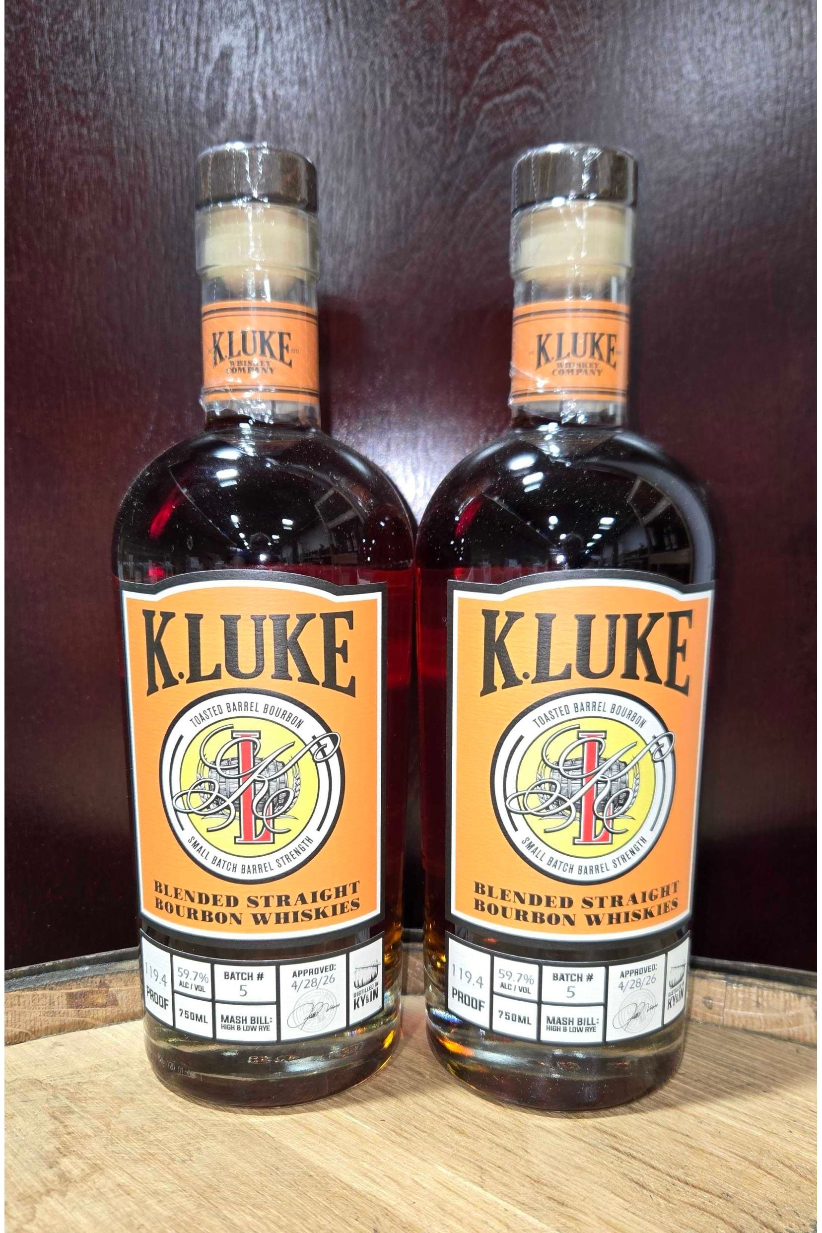K.Luke Toasted Barrel Bourbon Batch #5