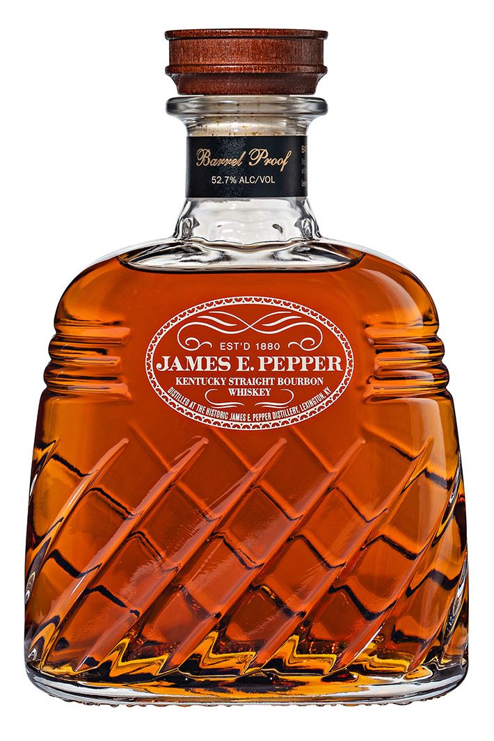 James E. Pepper Decanter Barrel Proof Bourbon
