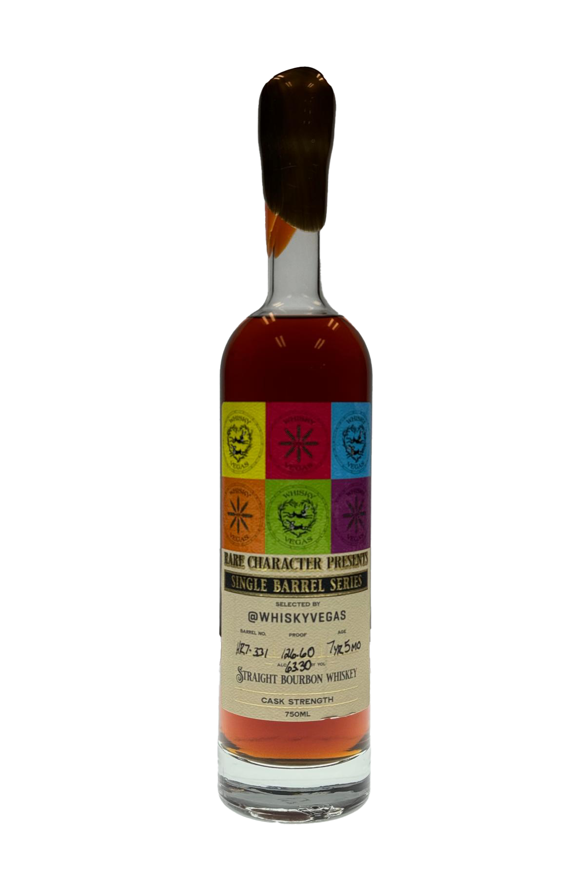 Rare Character @WhiskyVegas "Year of the Rabbit" Straight Bourbon HR7 7.5 Year (126.6 Proof)
