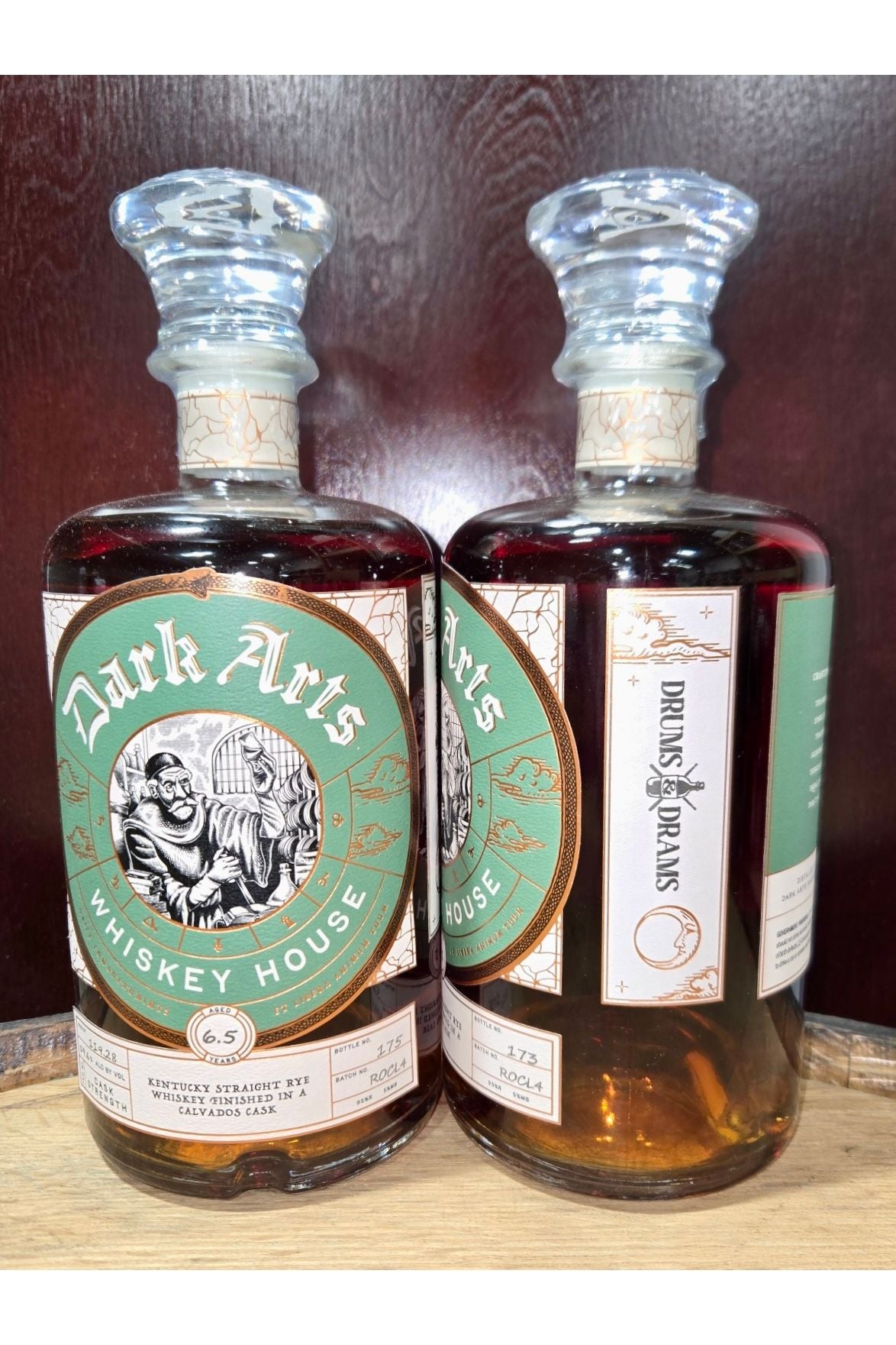 Dark Arts 6.5 Year Rye finished in Calvados - Drums & Drams (119.28 Proof)