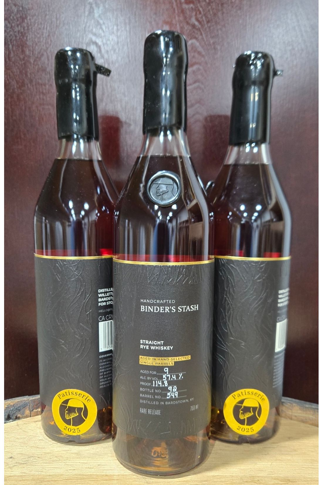 Binder's Stash Rye - Patisserie (9yr, 114.8 Proof)