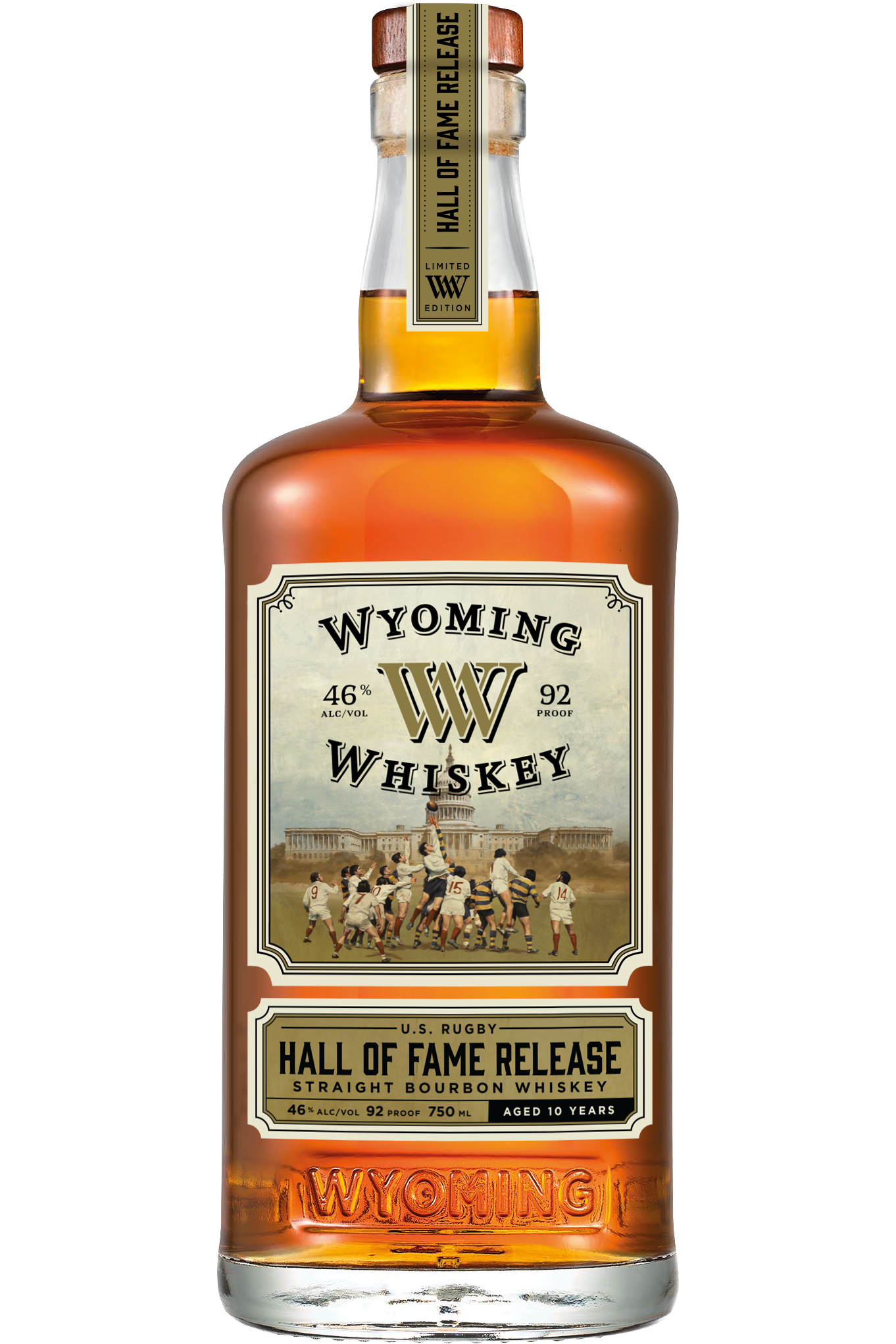 Wyoming Whiskey US Rugby Hall of Fame Special Edition 10-Year (Pre-Order)