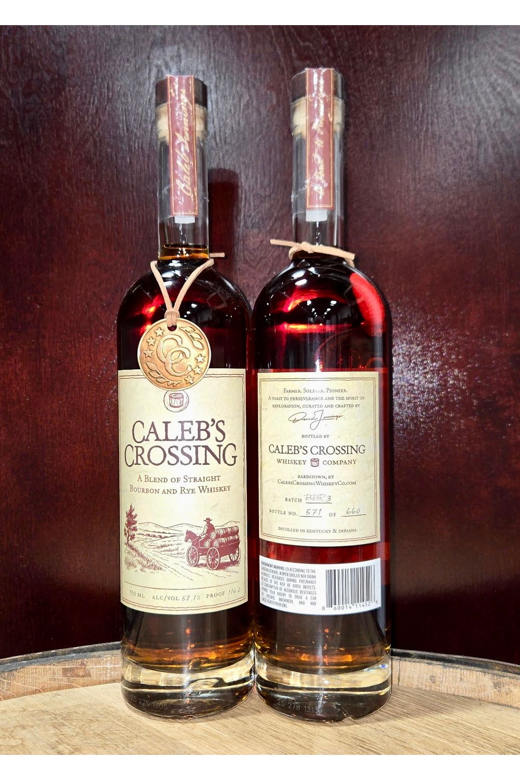 Caleb's Crossing Blend of Straight Bourbon and Rye