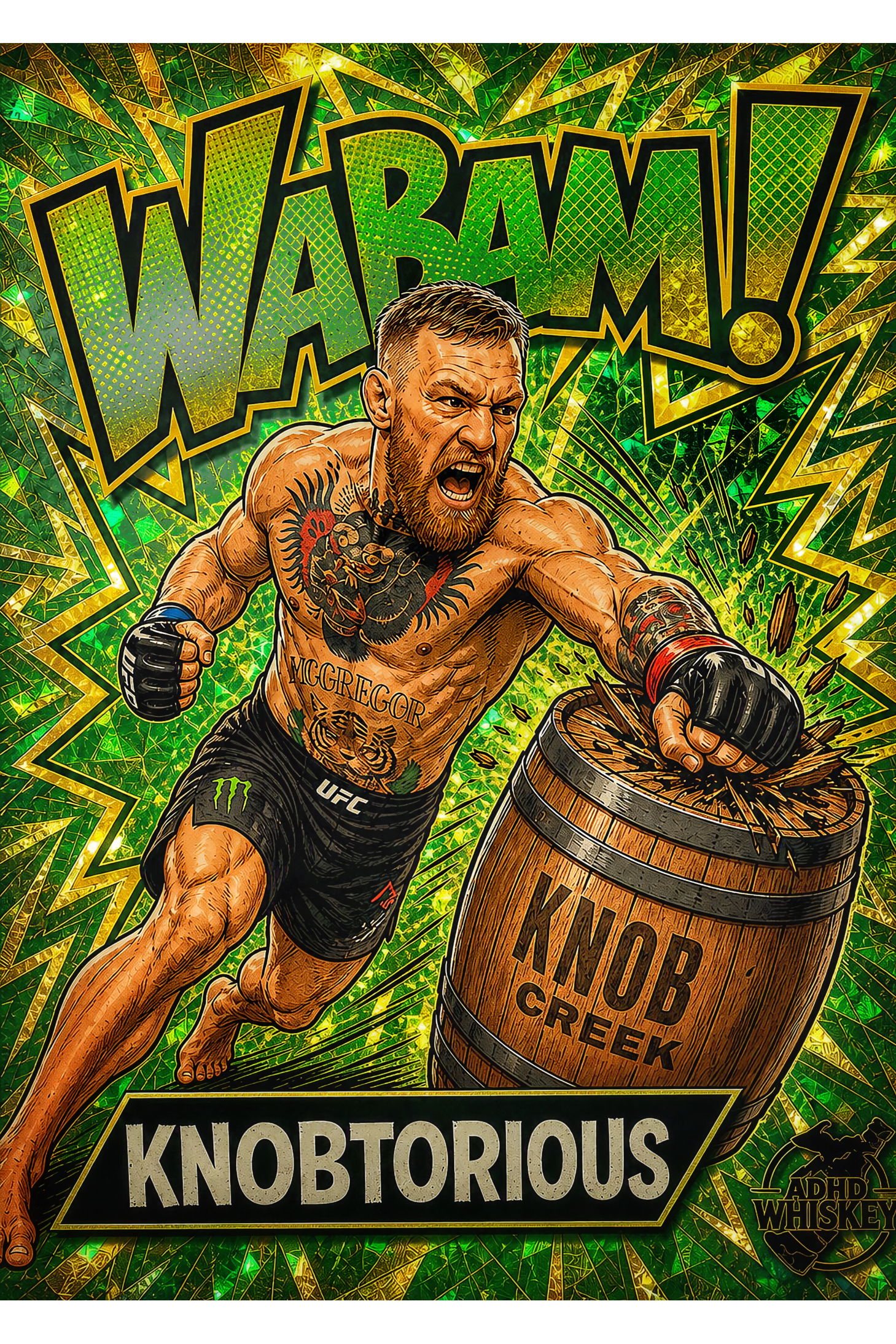 Knob Creek ADHD Whiskey (9 years, 9 months - 125.6 Proof)