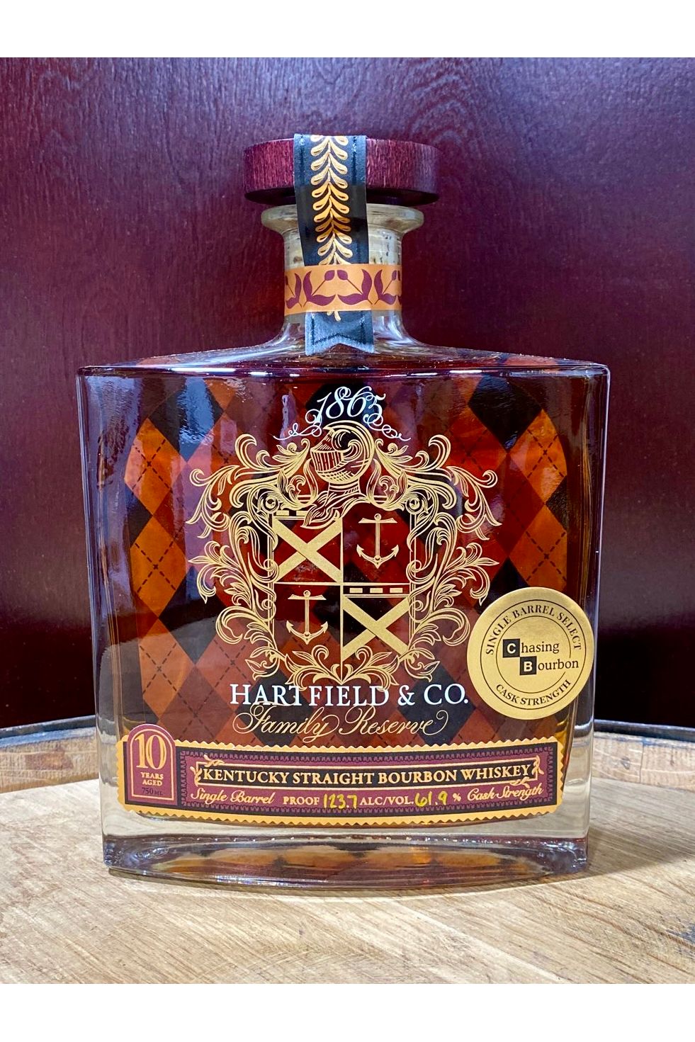 Hartfield Family Reserve 10 Year Bourbon - Chasing Bourbon (123.7 Proof)