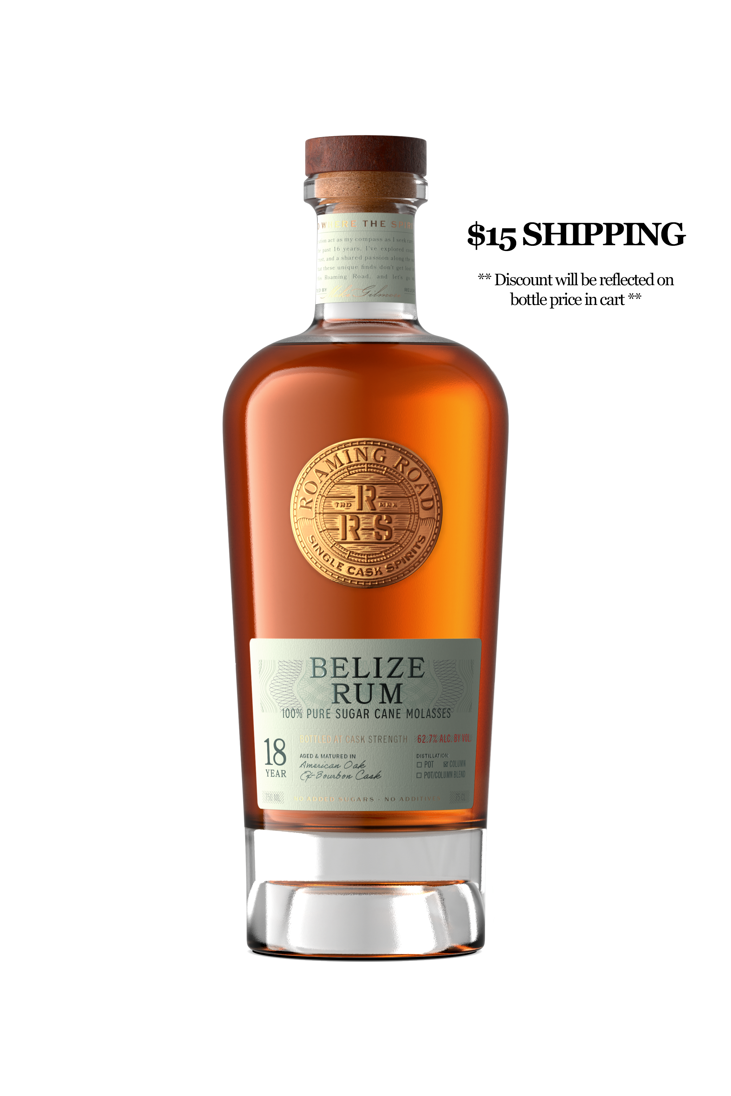 Roaming Road 18 Year Belize Rum