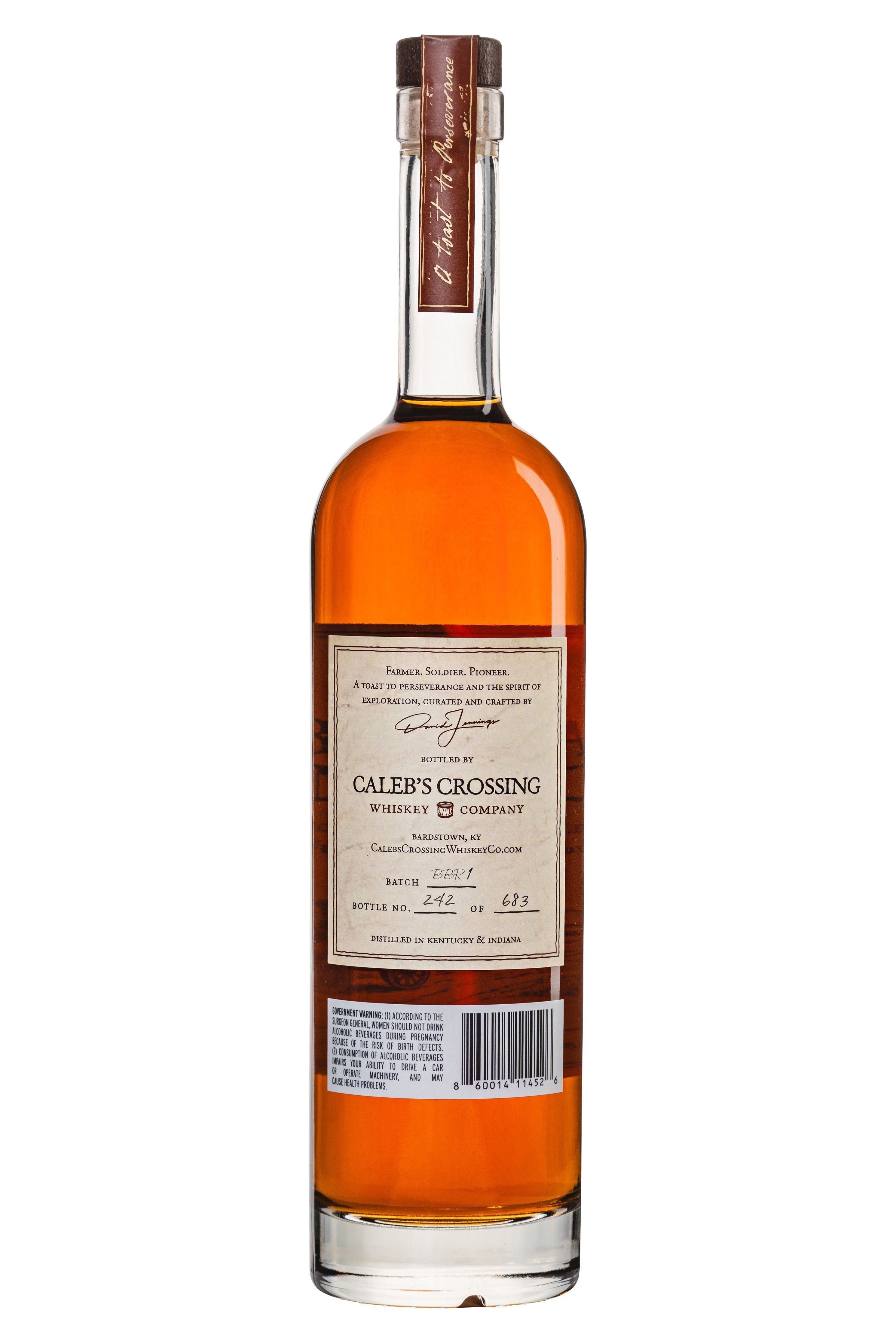 Caleb’s Crossing Straight Bourbon & Rye Blend