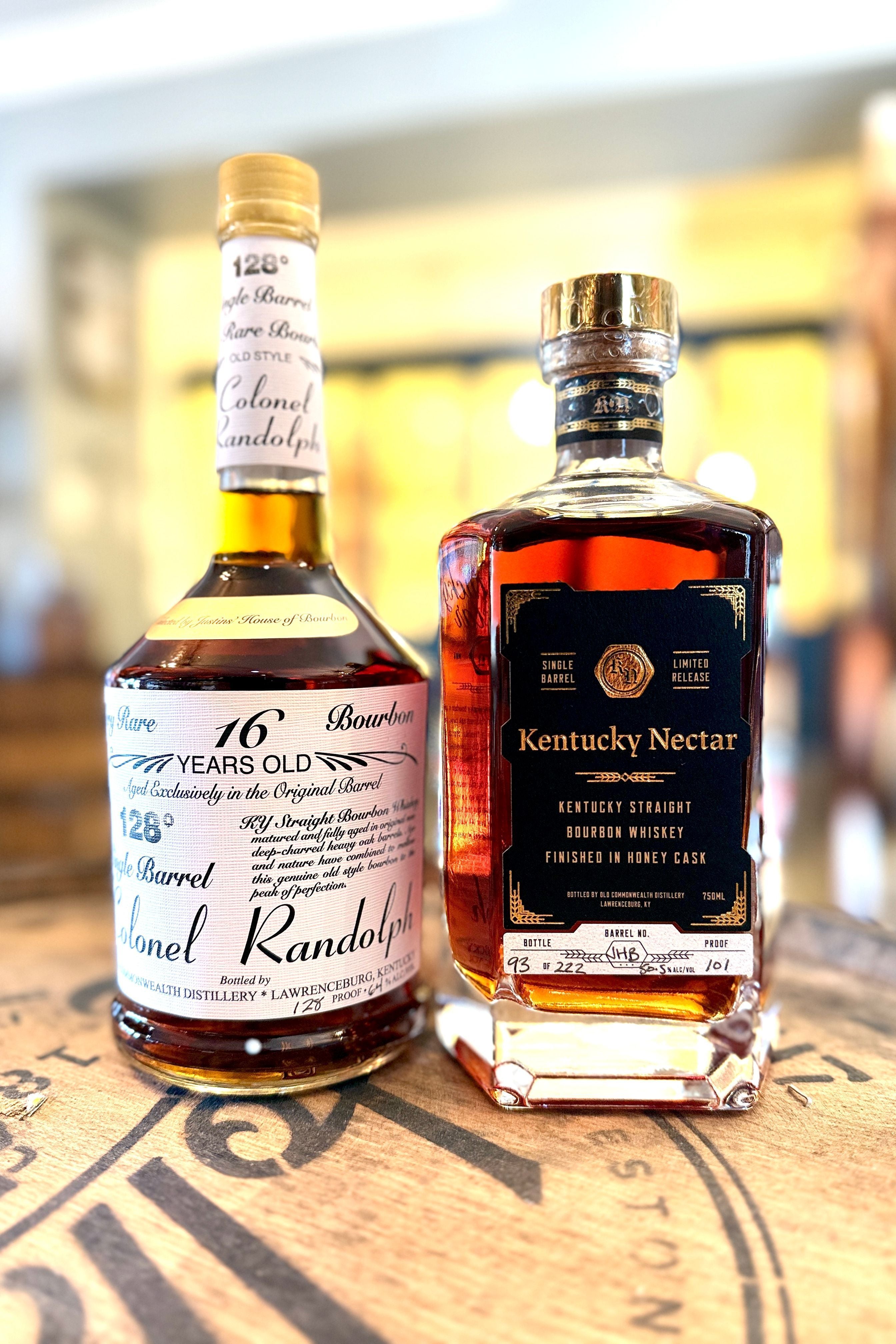 Old Commonwealth Bundle - Colonel Randolph 16 Year & Kentucky Nectar (JHOB)