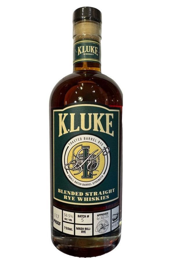 K.LUKE Toasted Barrel Barrel Strength Rye Batch 5