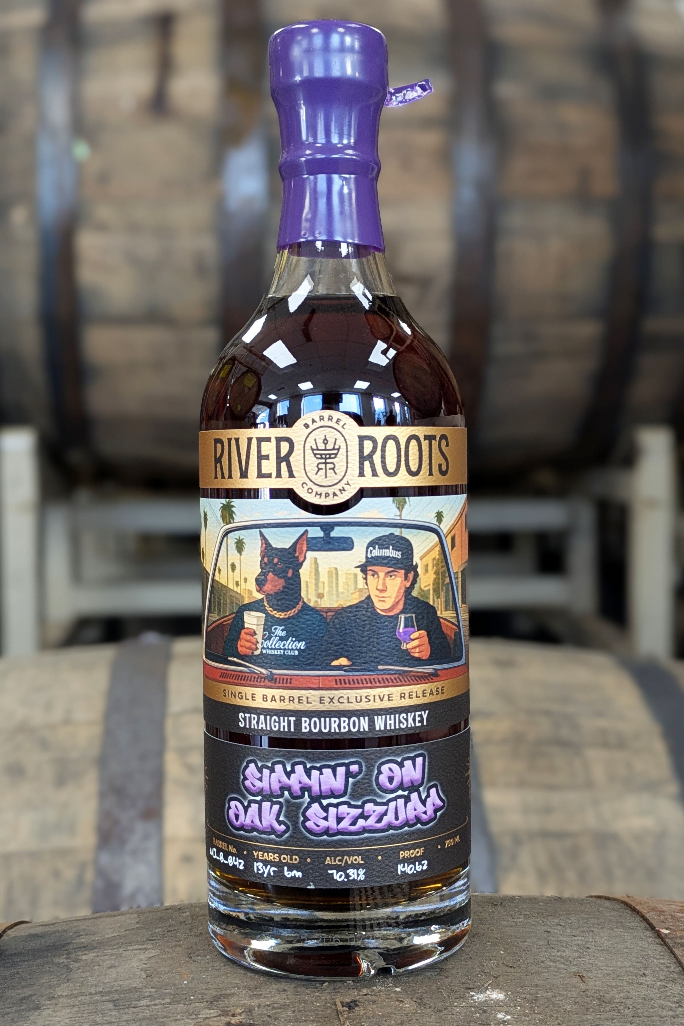 River Roots Bourbon "Sippin on Oak Sizzurp" - Drums & Drams (13 year, 6 month - 140.62 proof)