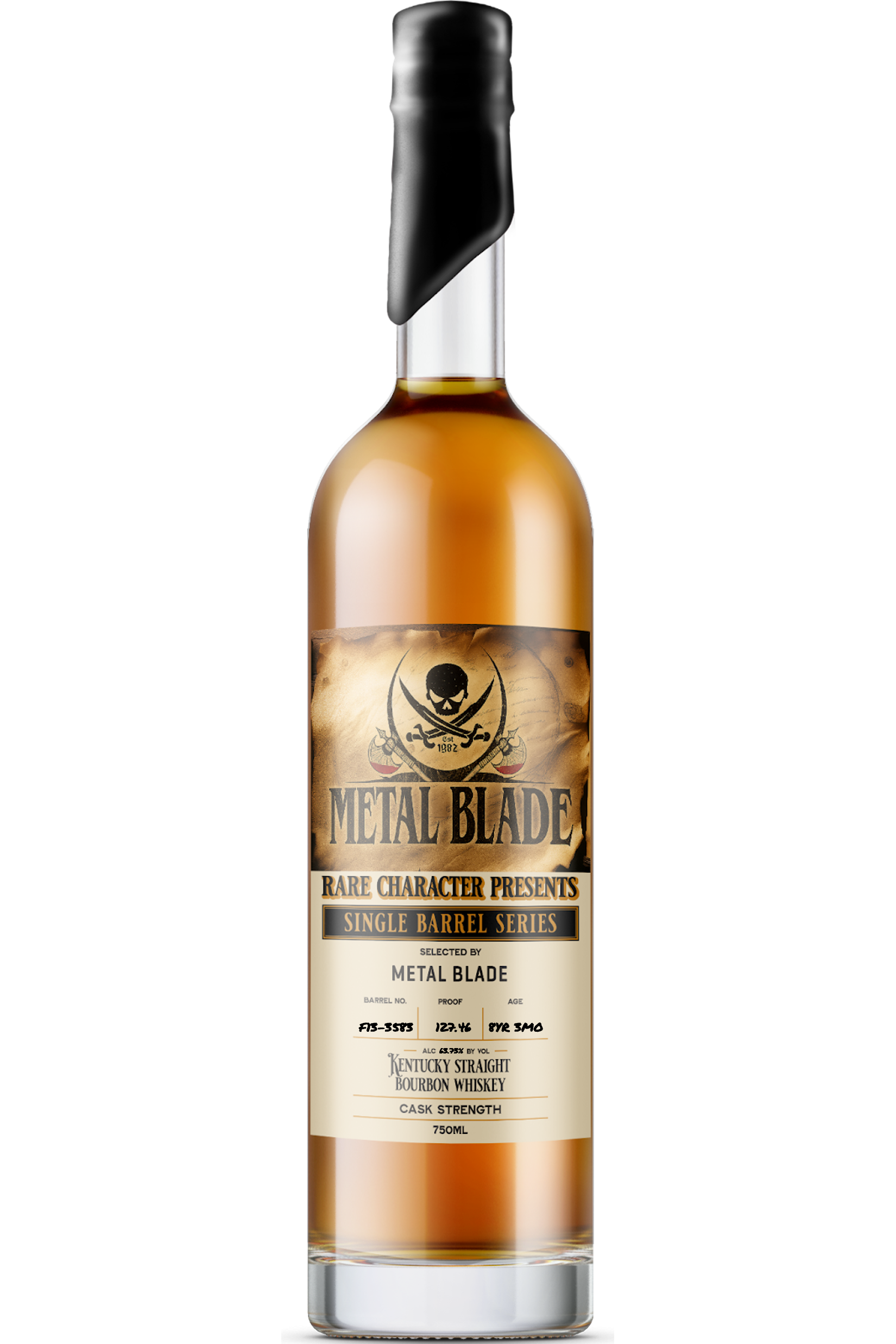 Rare Character F13 Bourbon - Metal Blade (8 Year, 3 month - 127.4 proof)