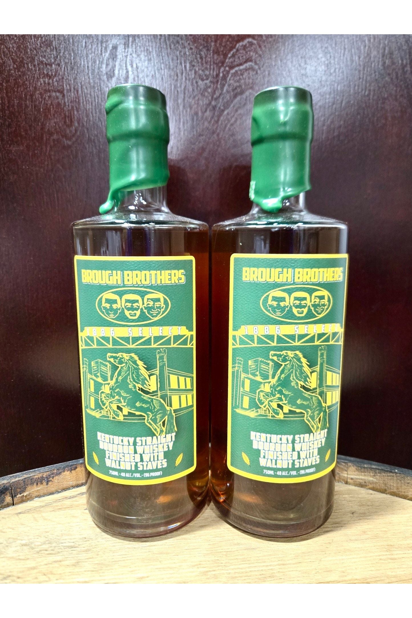 Bottle of Brough Brothers 1886 Select - Walnut Staves – whiskey