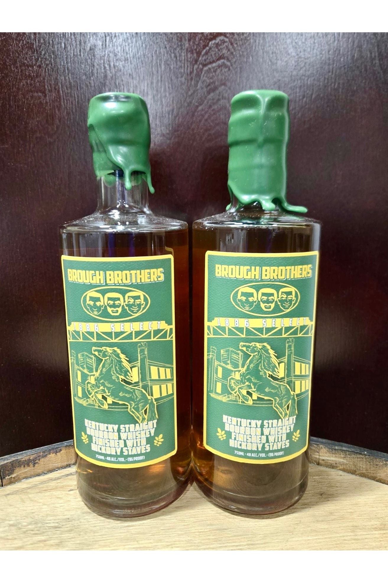 Bottle of Brough Brothers 1886 Select - Hickory Staves – whiskey