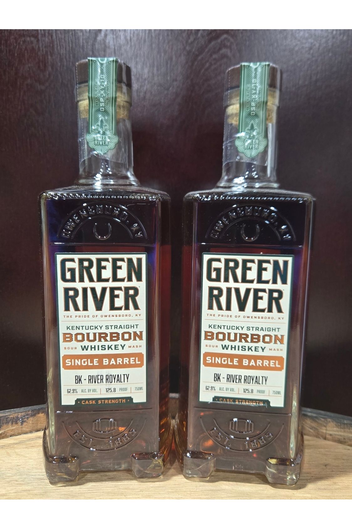 Green River Single Barrel Bourbon - Bourbon Kingdom "BK - River Royalty" (125.8 proof)
