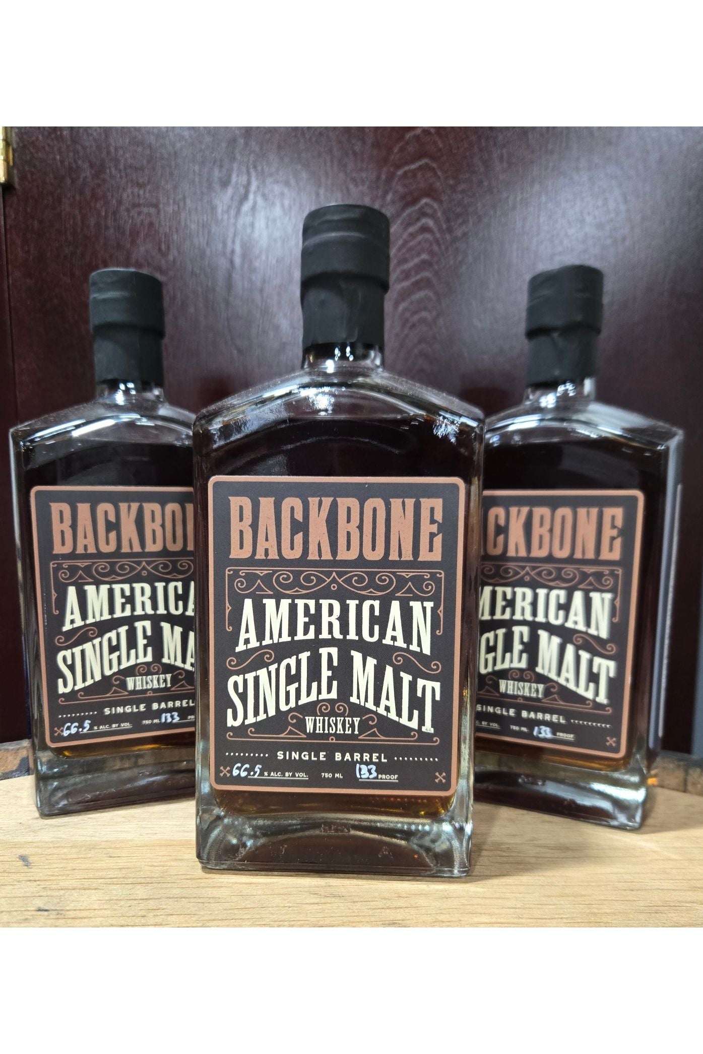 Backbone Single Barrel American Single Malt - Bourbon Outfitter (6 Years, 133 Proof)