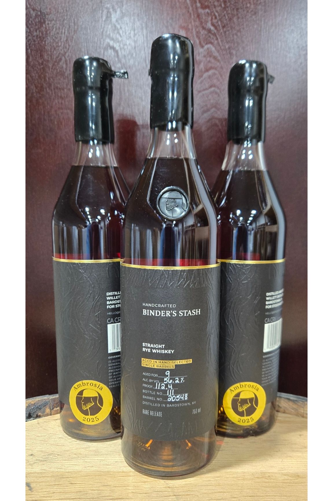 Binder's Stash Rye - Ambrosia (9yr, 112.4 Proof)