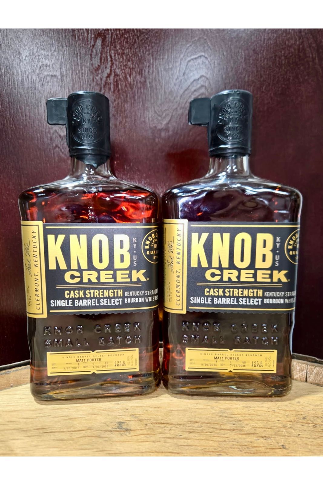 Knob Creek ADHD Whiskey (9 years, 9 months - 125.6 Proof)