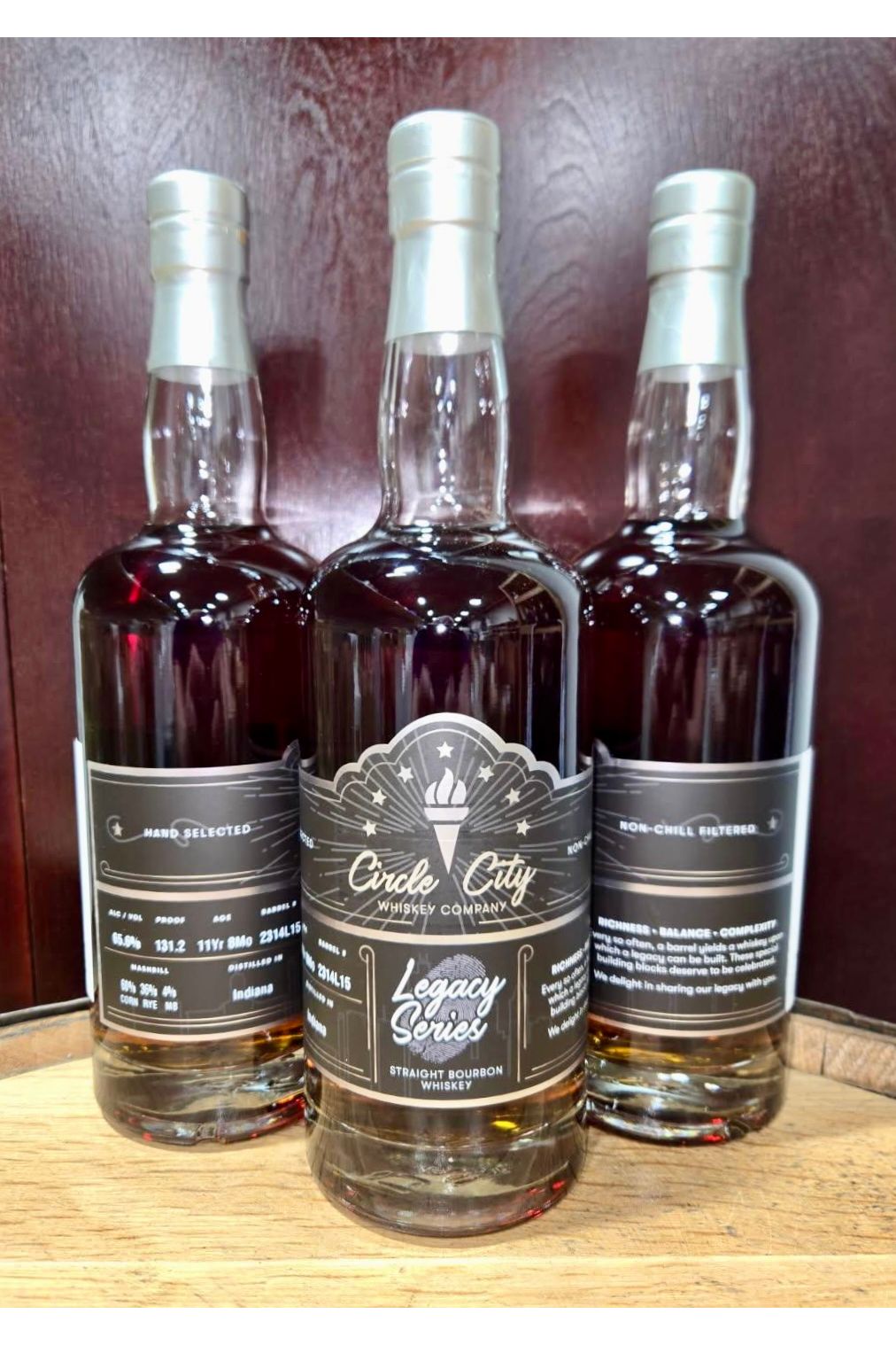 Circle City Single Barrel Bourbon - Drums & Drams (11 year, 8 mo - 131.2 Proof)