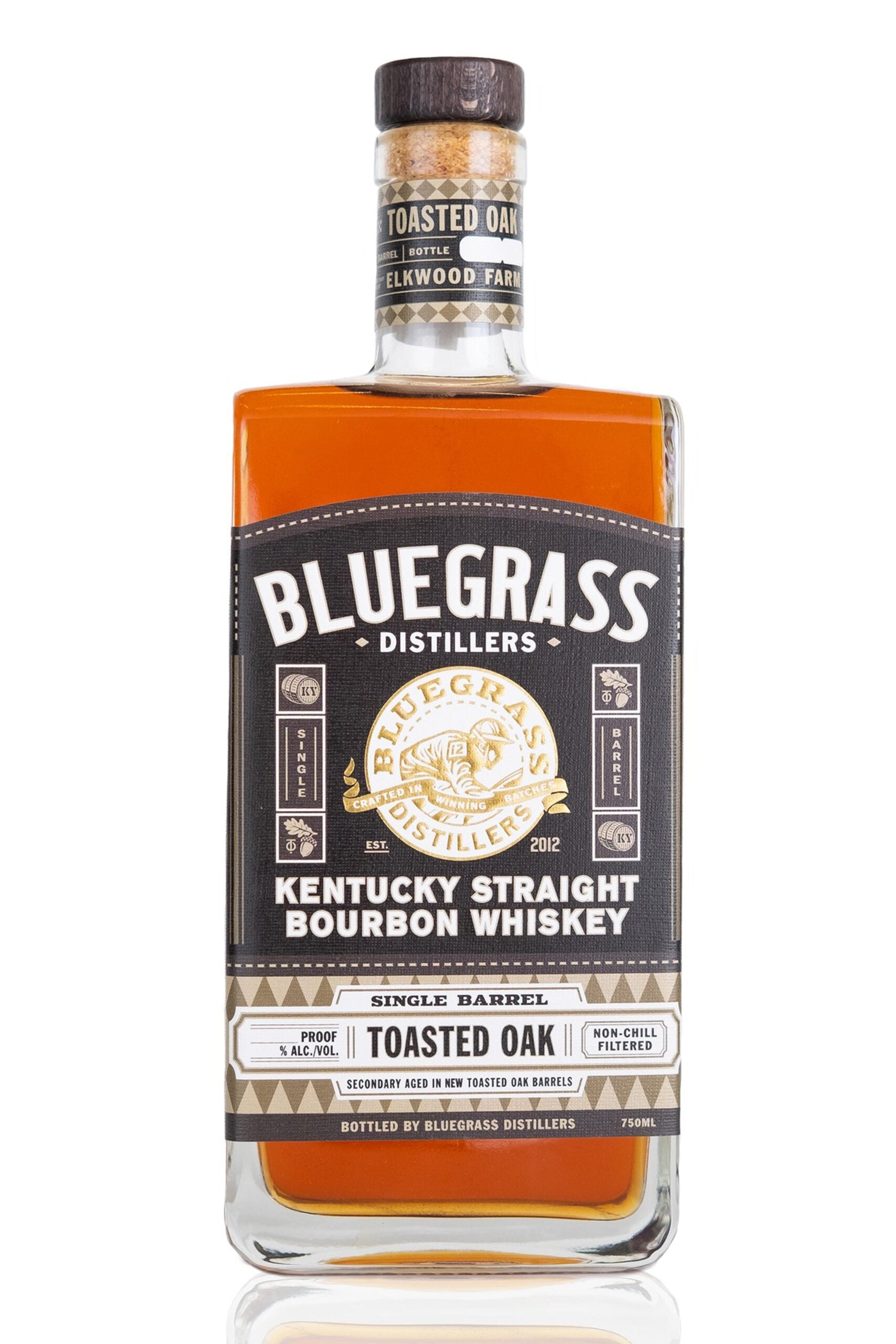 Bluegrass Distillers Single Barrel Toasted Oak Bourbon
