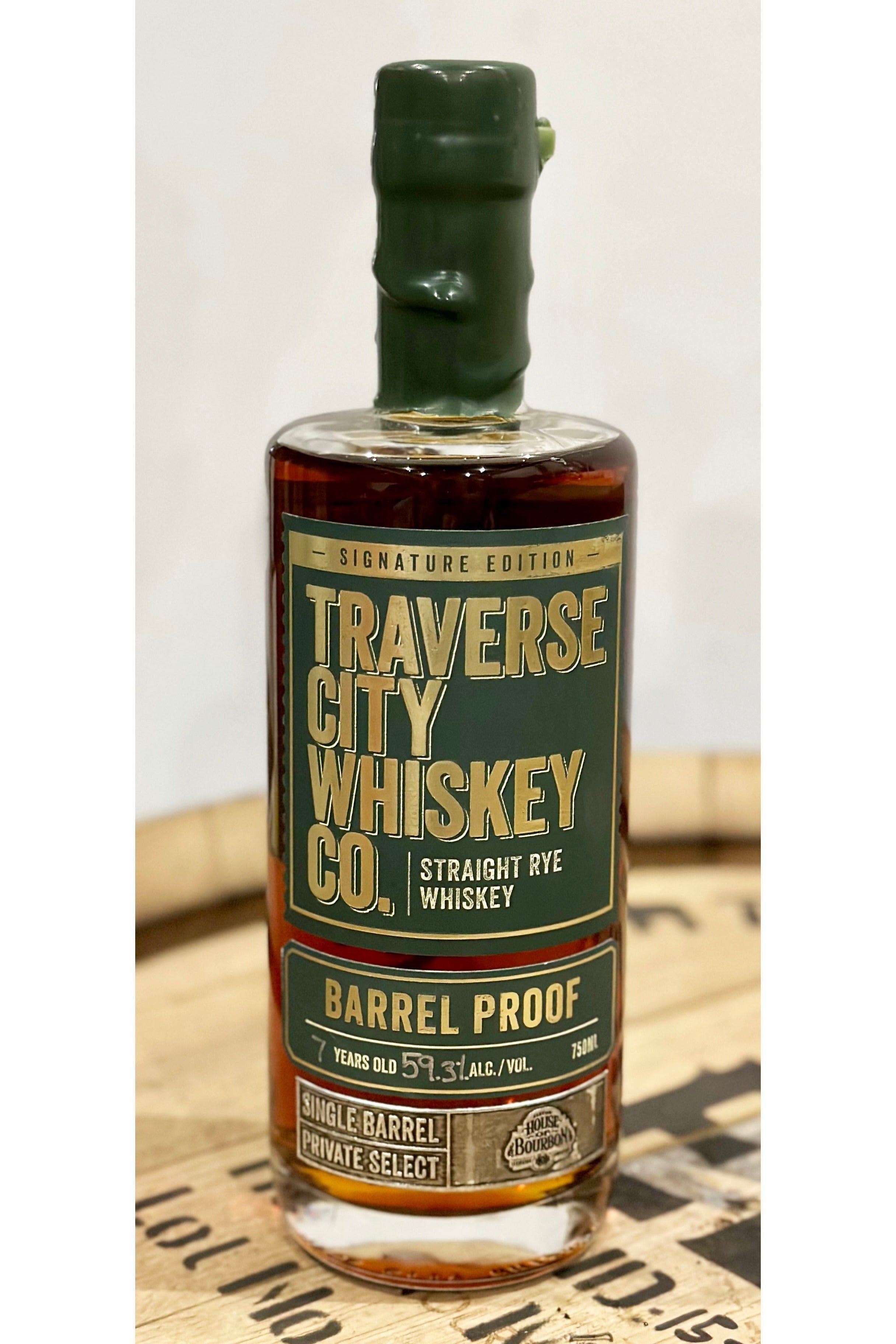 Traverse City JHOB Single Barrel Select 7 Year Rye 118.6 Proof